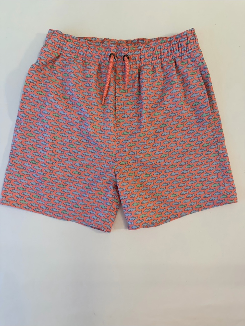 Class/Club Boys’ Coral Shark Fish Print Swim Short Trunks Size 14/16